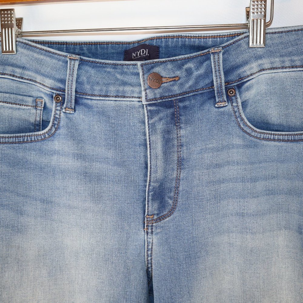 NYDJ Marilyn Straight Blue Medium Wash Jeans Women's Size 10 and 12 - Picture 11 of 16